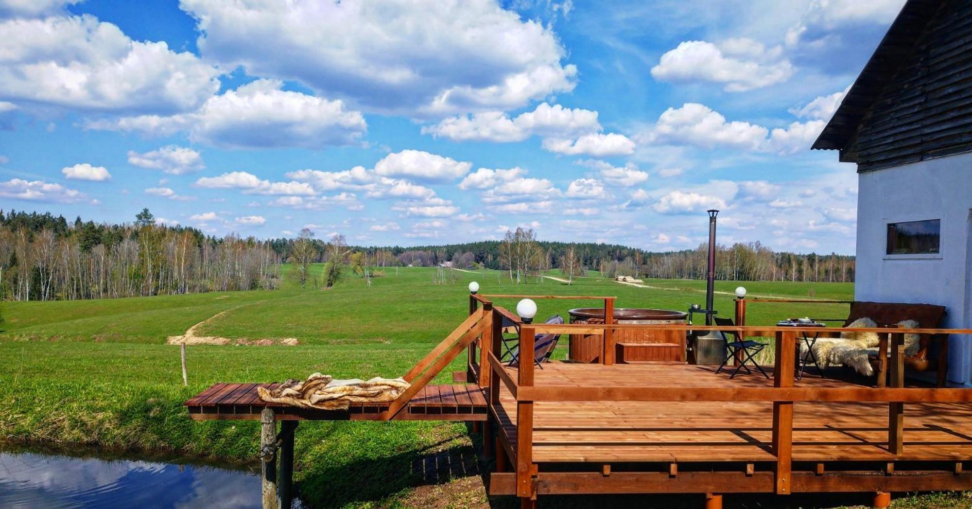 Guesthouse, Sauna & Jacuzzi In Gauja Valley - Kakukalns Straupe Екстер'єр фото