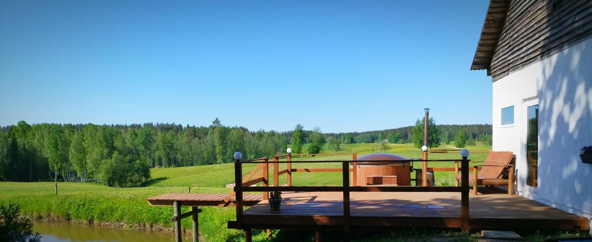 Guesthouse, Sauna & Jacuzzi In Gauja Valley - Kakukalns Straupe Екстер'єр фото