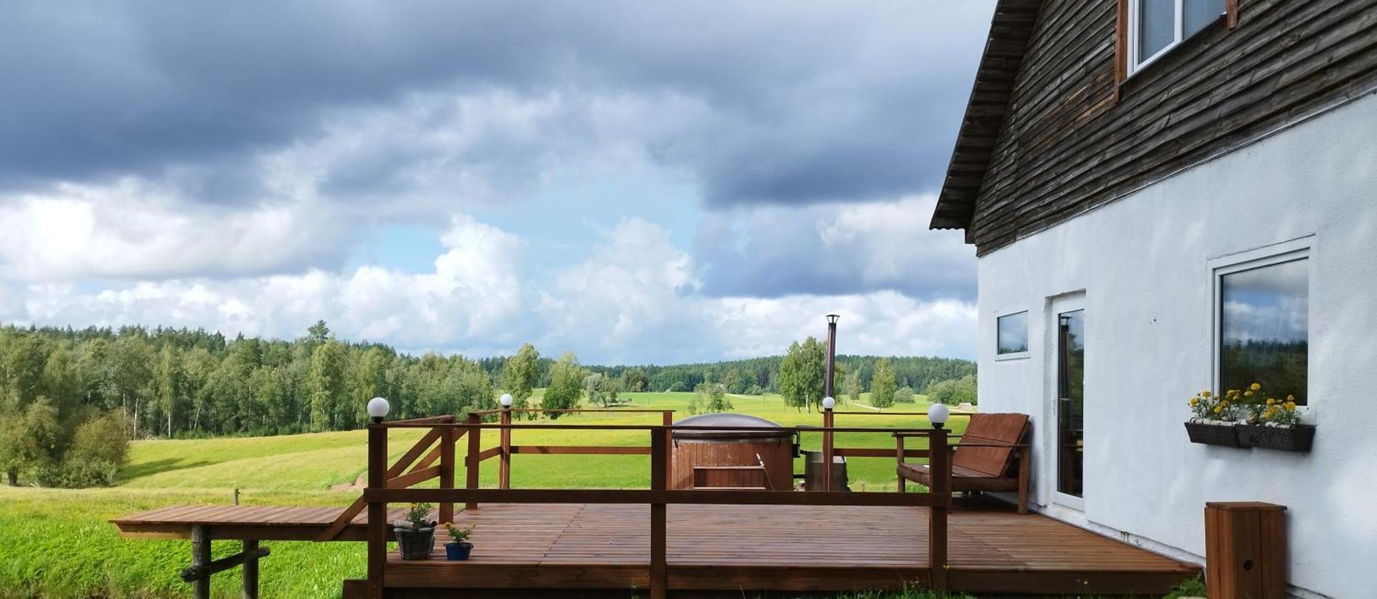Guesthouse, Sauna & Jacuzzi In Gauja Valley - Kakukalns Straupe Екстер'єр фото