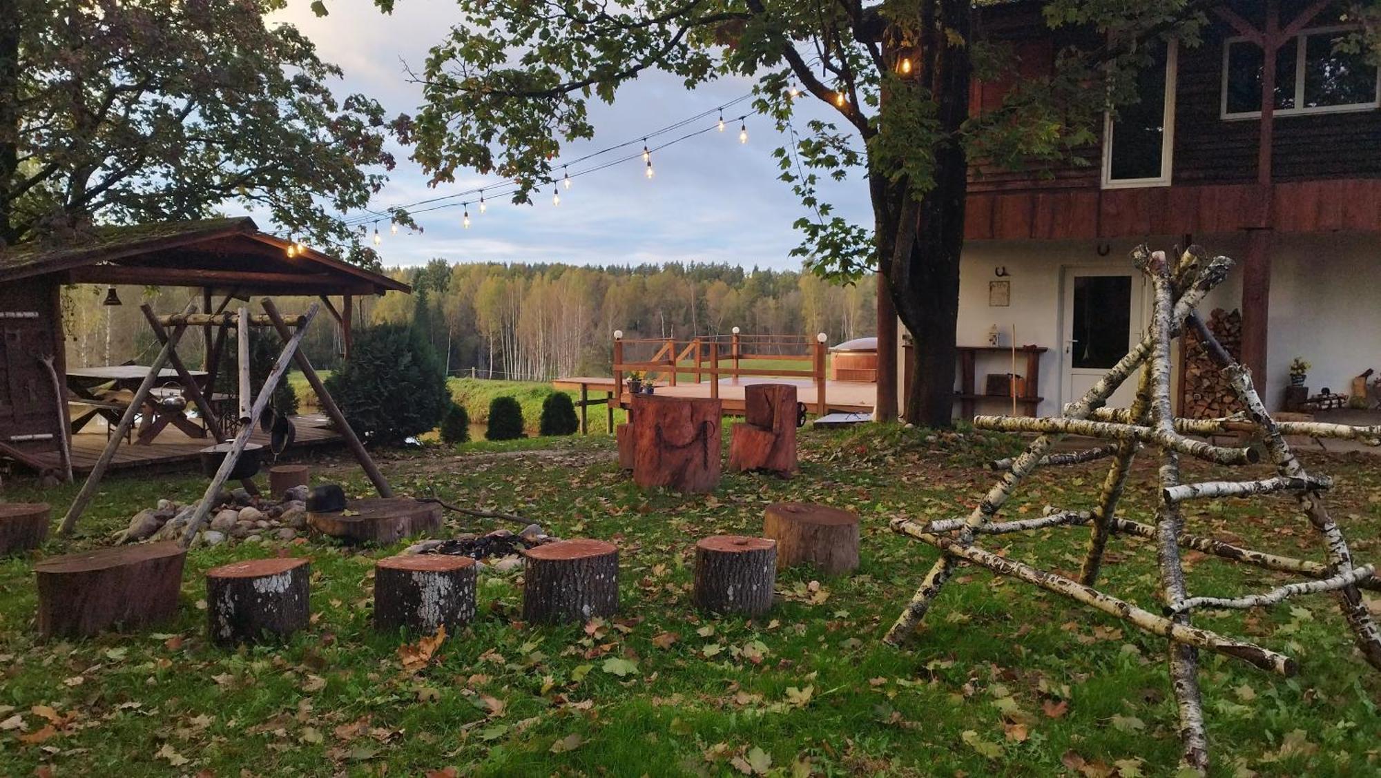 Guesthouse, Sauna & Jacuzzi In Gauja Valley - Kakukalns Straupe Екстер'єр фото