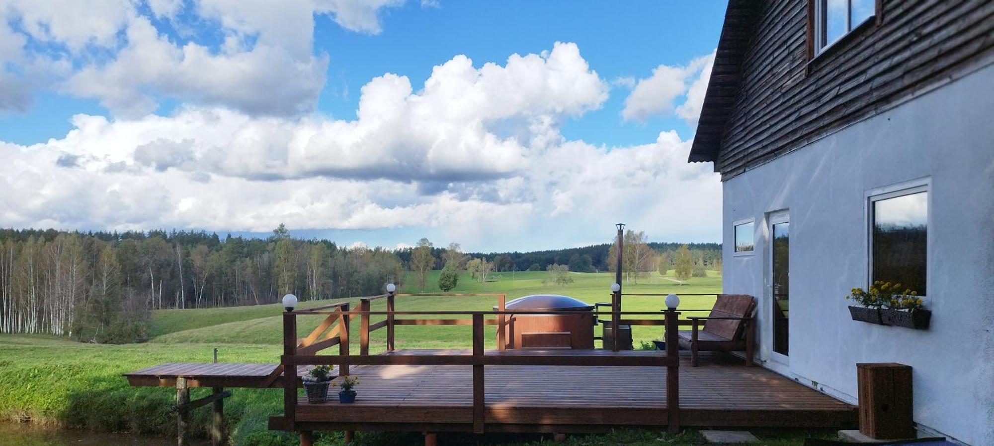 Guesthouse, Sauna & Jacuzzi In Gauja Valley - Kakukalns Straupe Екстер'єр фото